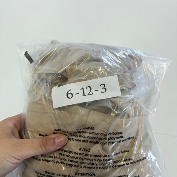 Faherty Romper Womens X Large Brown Arlie Button Up Collared Linen Blend - Picture 11 of 11